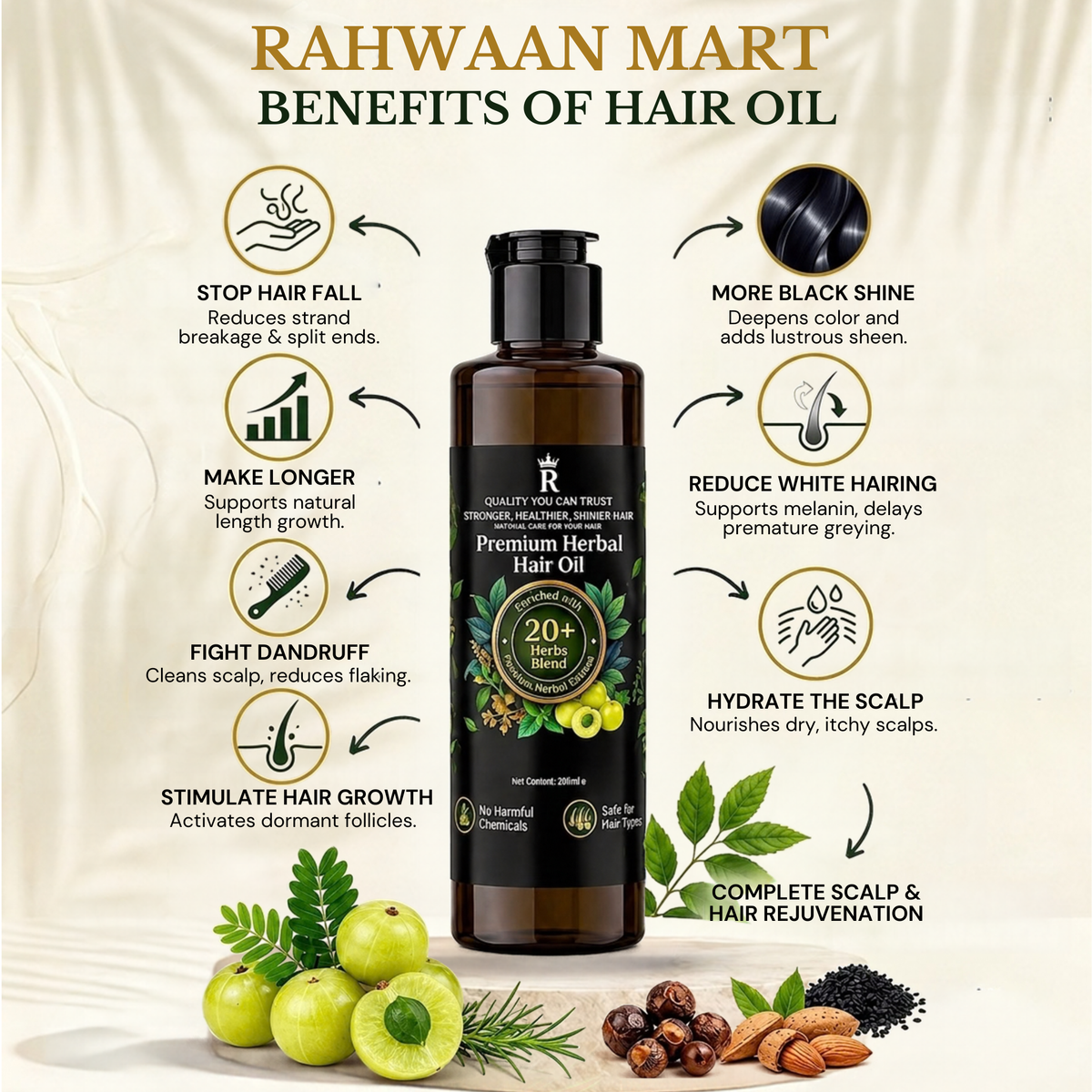 Rahwaan Mart Hair Oil